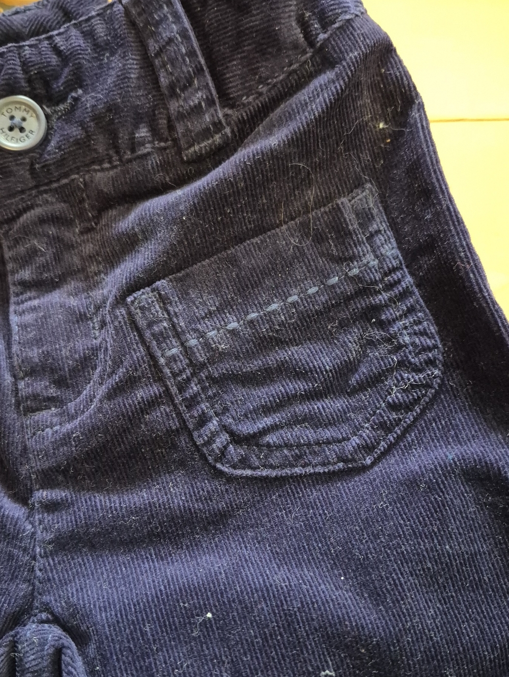 Girl's Size 4 Tommy Hilfiger Purple Corduroy Pants - Picture 3 of 4